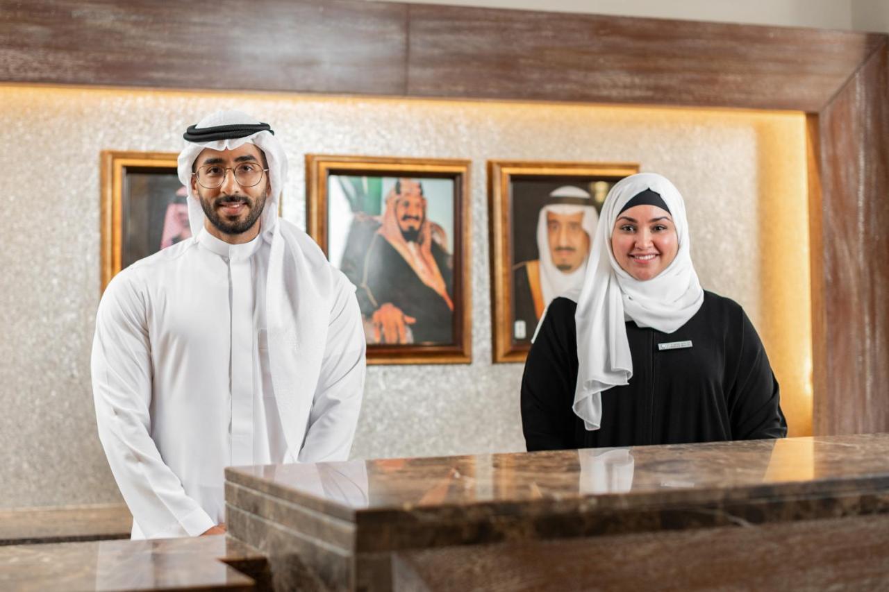 Anjum Makkah Hotel La Meca Exterior foto Reception desk